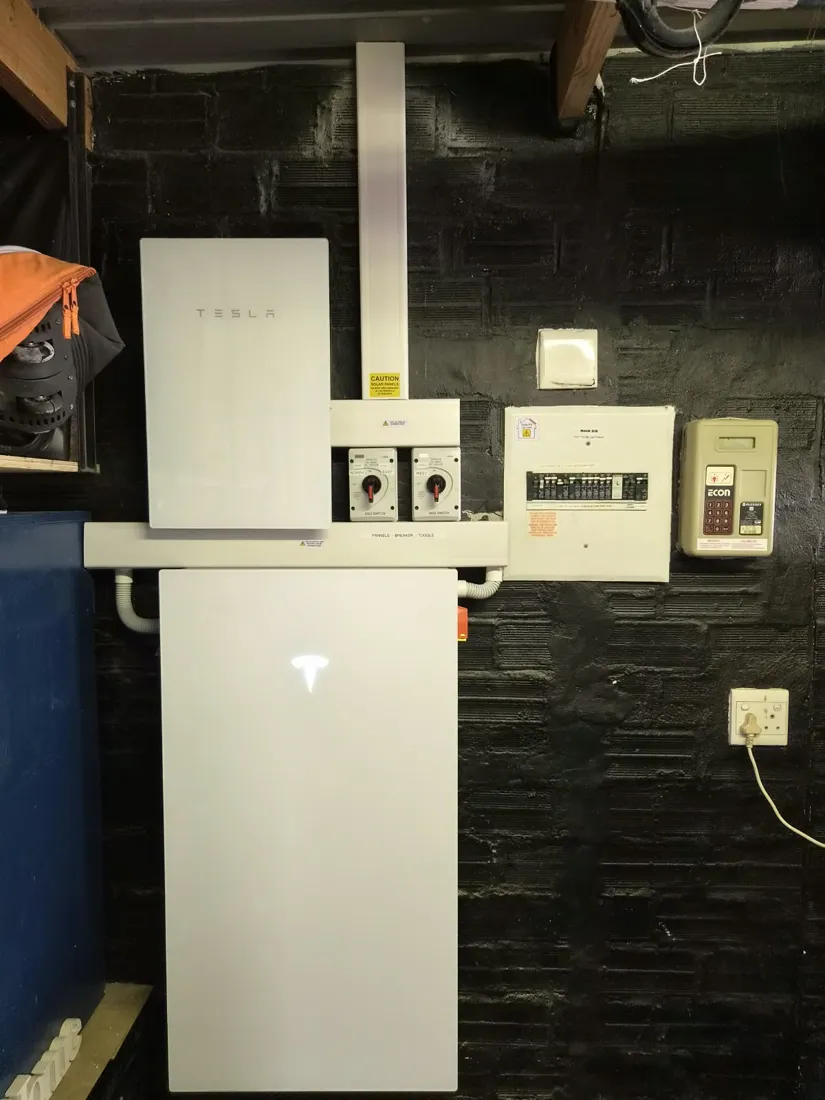 MLT Power solar and battery installation