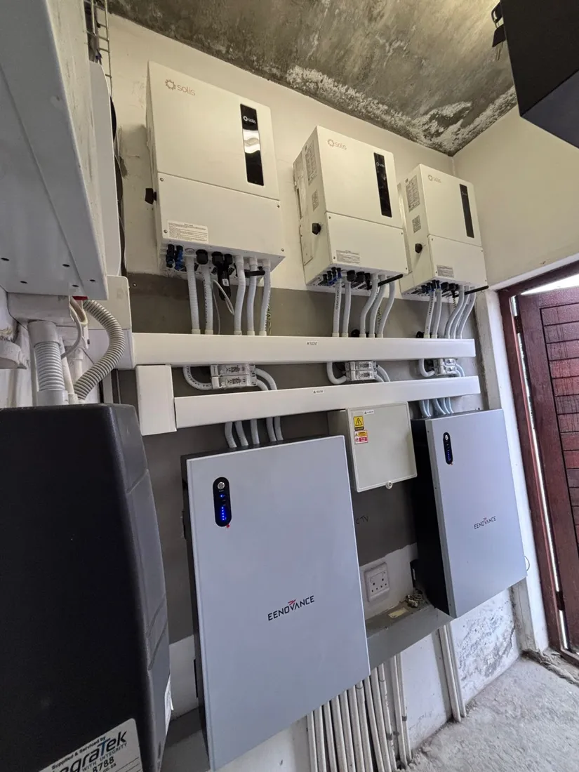 MLT Power solar and battery installation